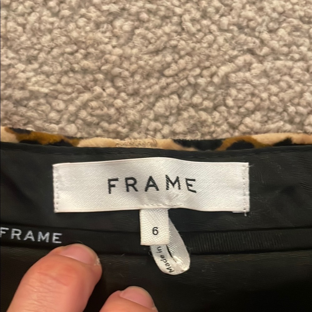 Frame Leopard Print Bootcut Trousers - image 7